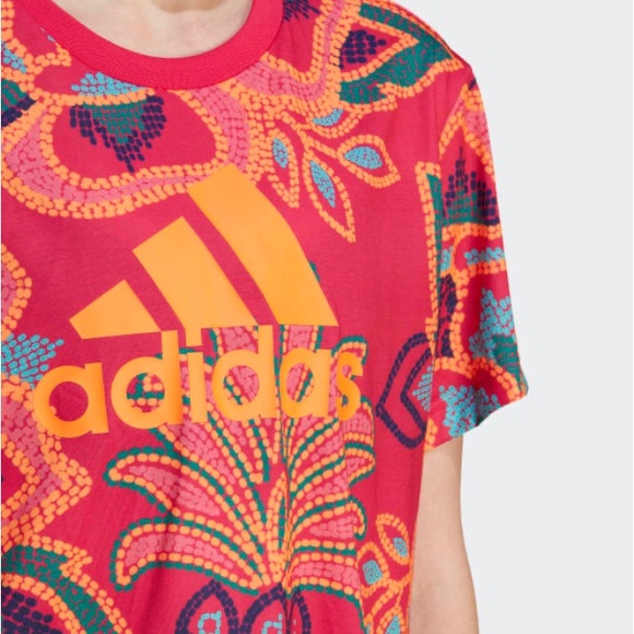 NWT Adidas Pink Farm GFX Tee, Size S - Picture 2 of 13